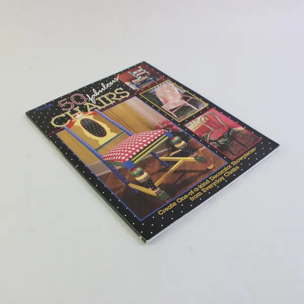 Vintage 50 Fabulous Chairs SC Book 1999 Leisure Arts 