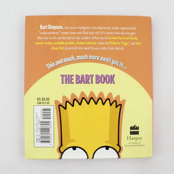The Bart Book from Simpsons Library of Wisdom Matt Groening 2004 1st Ed HC DJ