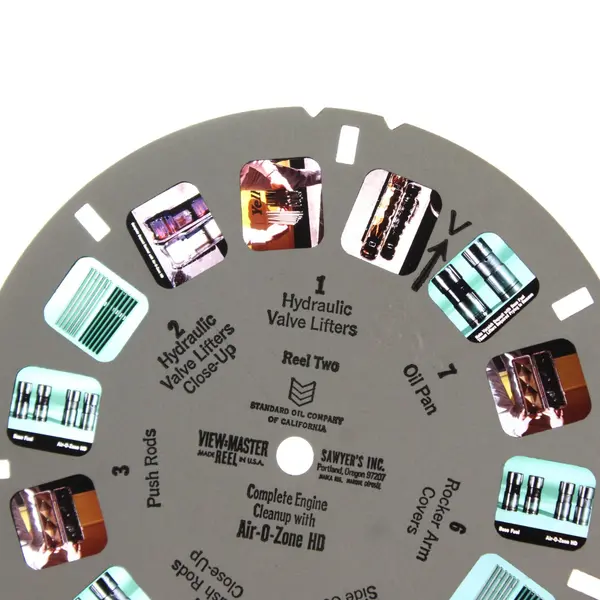 Set Of 2 Vintage View-Master Standard Oil Air-O-Zone HD Additive Promo Reels