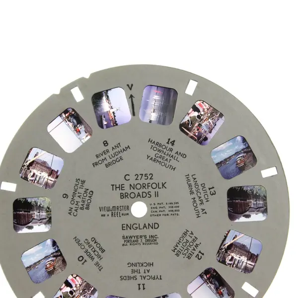 Lot Of 6 View-Master England Reels Cornwall Blackpool Lake District Norfolk