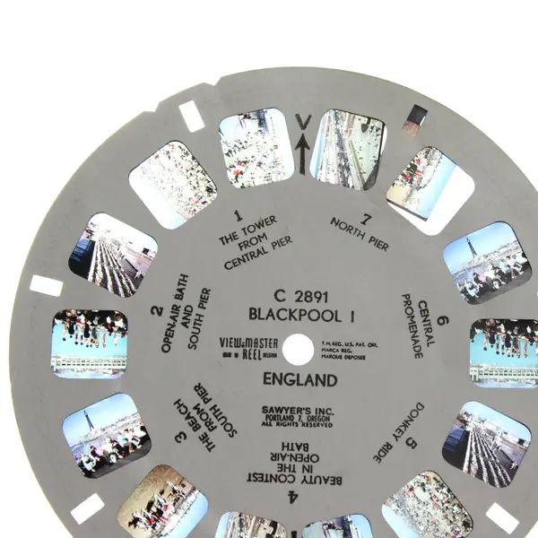Lot Of 6 View-Master England Reels Cornwall Blackpool Lake District Norfolk
