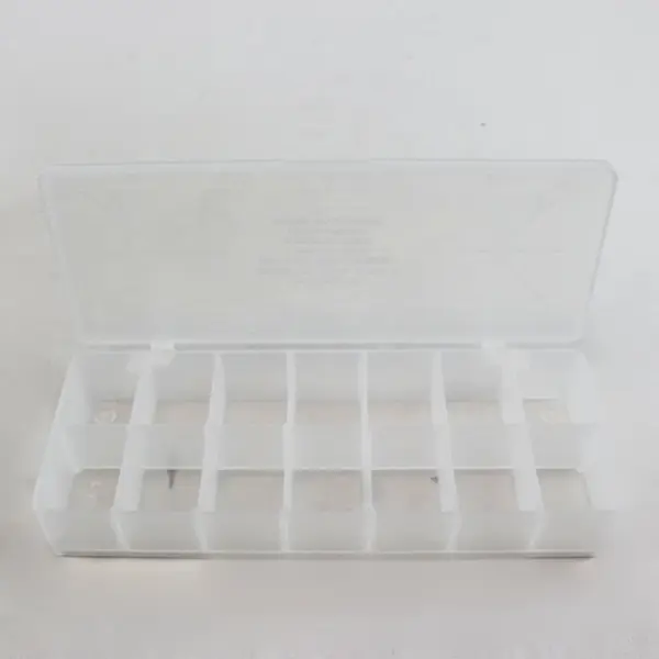 Jarrett's Tool & Die 14 Compartment Translucent Pill Organizer