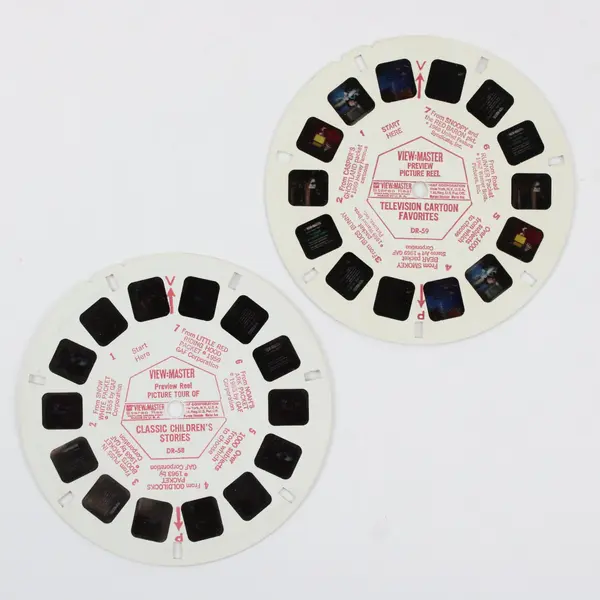 View-Master DR-58 DR-59 Classic Children's Stories TV Cartoon Favorites