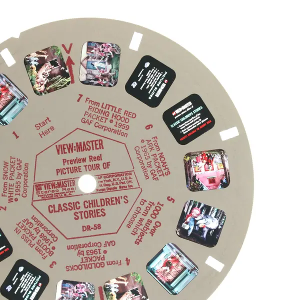 View-Master DR-58 DR-59 Classic Children's Stories TV Cartoon Favorites