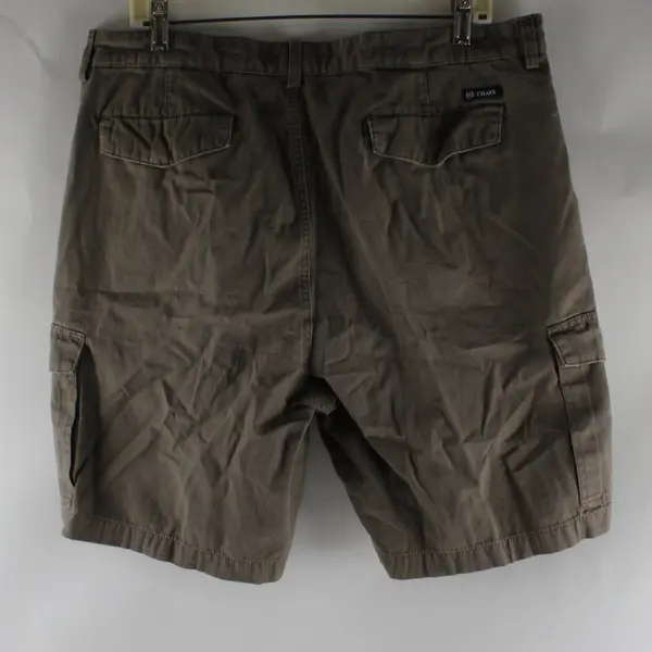 Chaps Brown Cotton Cargo Shorts Men's Size 36