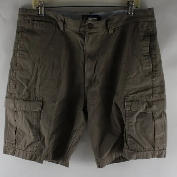 Chaps Brown Cotton Cargo Shorts Men's Size 36