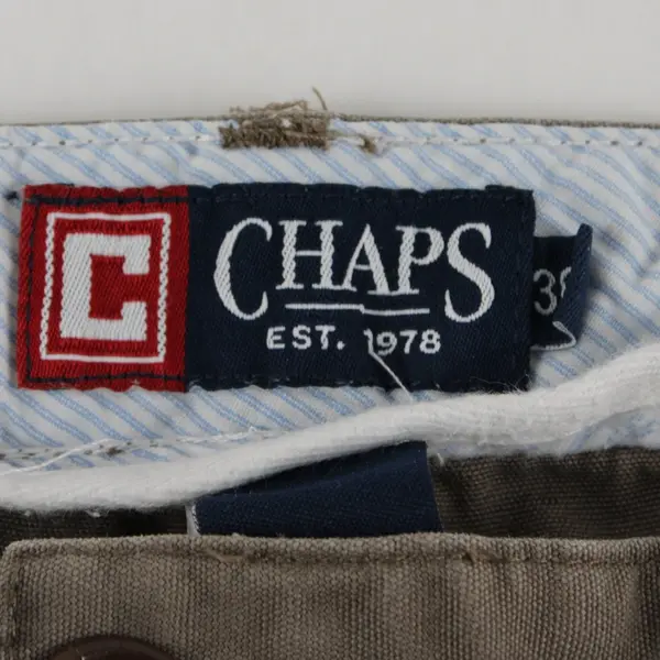 Chaps Brown Cotton Cargo Shorts Men's Size 36