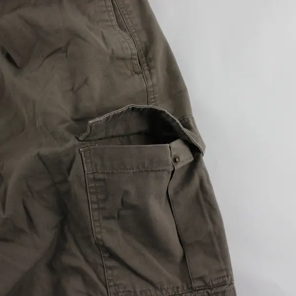 Chaps Brown Cotton Cargo Shorts Men's Size 36