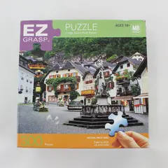 EZ Grasp 300-Pc. Jigsaw Puzzle: Austrian Town Scene, complete 2005