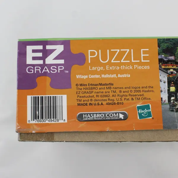 EZ Grasp 300-Pc. Jigsaw Puzzle: Austrian Town Scene, complete 2005