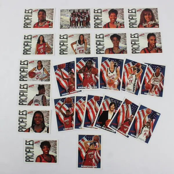 Set Of 24 1995 Topps Womens USA National Team Basketball Cards Complete