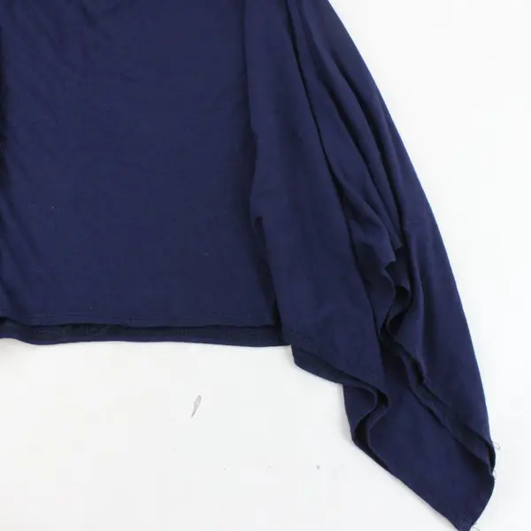 French Atmosphere Navy Blue Knee-Length T-Shirt Dress Women's XL