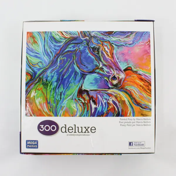 Mega Puzzles Painted Pony 300 Pc 2012 Marcia Baldwin #50897AAN