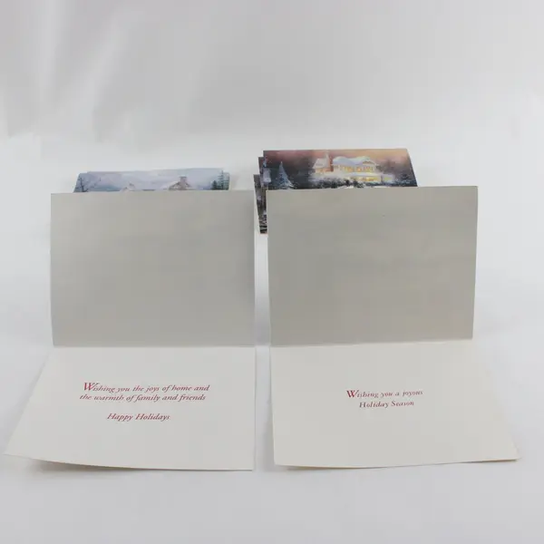 Thomas Kinkade Christmas Greeting Card Lot w/ Envelopes Unused