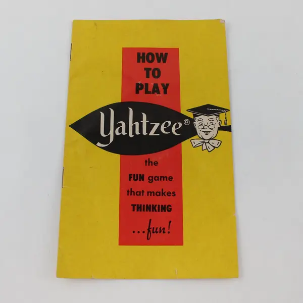 Vintage 1967 Yahtzee Dice Game Complete Set No Box