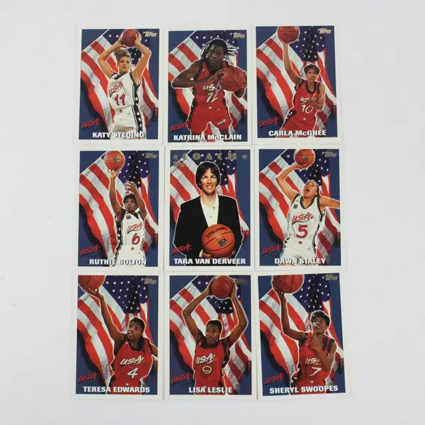 Lot of 18 1995 Topps Women's USA National Team Basketball Cards Duplicates