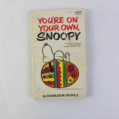 Vintage You're on Your Own, Snoopy by Charles M Schulz Selected Cartoons 1975 PB