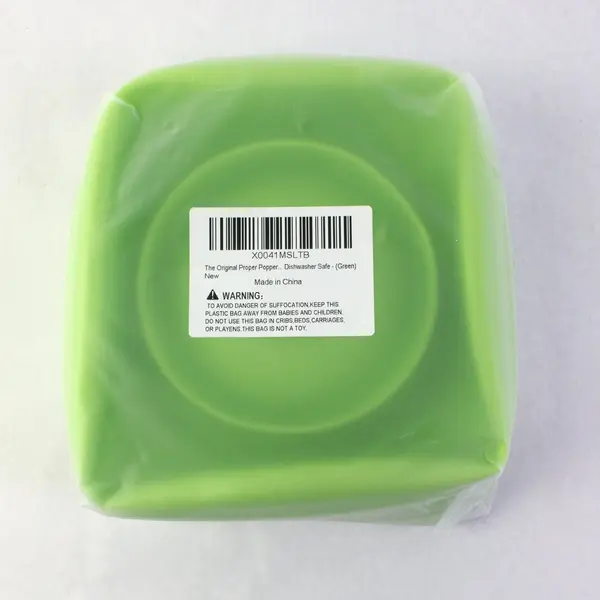 Proper Popper Magic Silicone Microwave Popcorn Maker Popper Green NEW