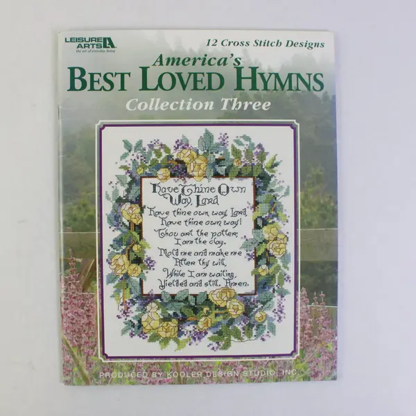 America's Best Loved Hymns Collection Three SC Booklet Cross Stitch Designs 2009