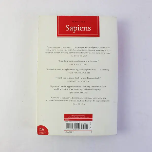 Sapiens A Brief History of Humankind Yuval Noah Harari 2018 PB With Insights