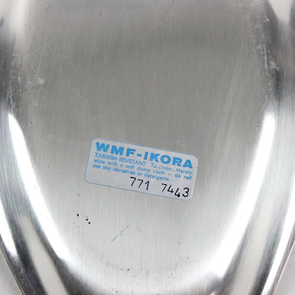 Vintage WMF-Ikora Oval Silver Plated Brass Tray 771 743