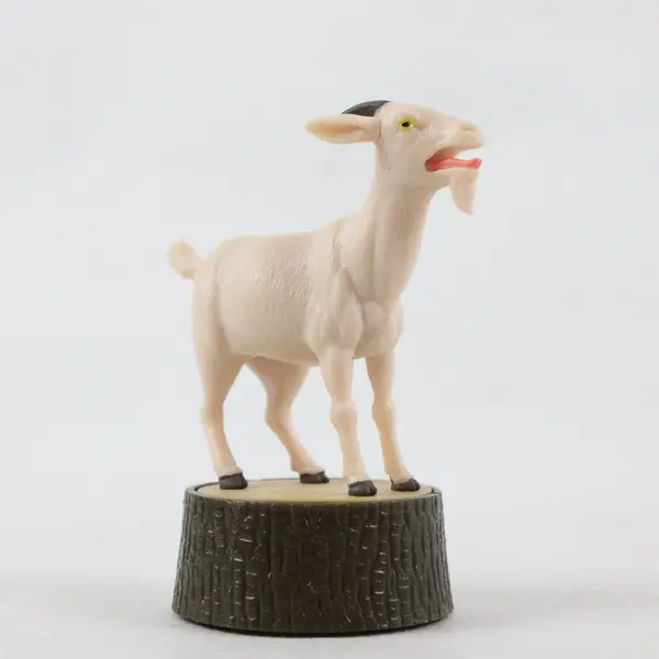 Running Press Mini Editions Screaming Goat Figure Toy Battery Sound