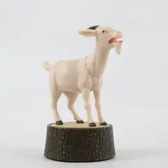 Running Press Mini Editions Screaming Goat Figure Toy Battery Sound