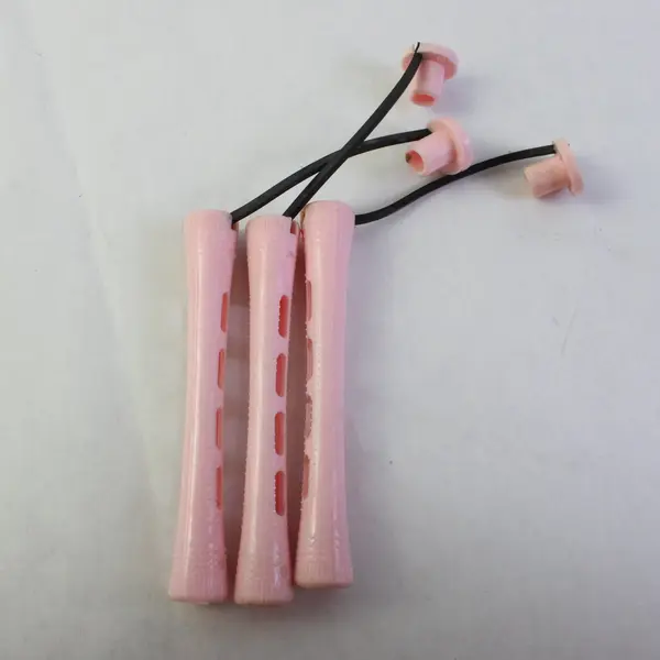 Lot of 50 Vintage Pink Plastic Perm Rods Salon Hair Curlers Faded