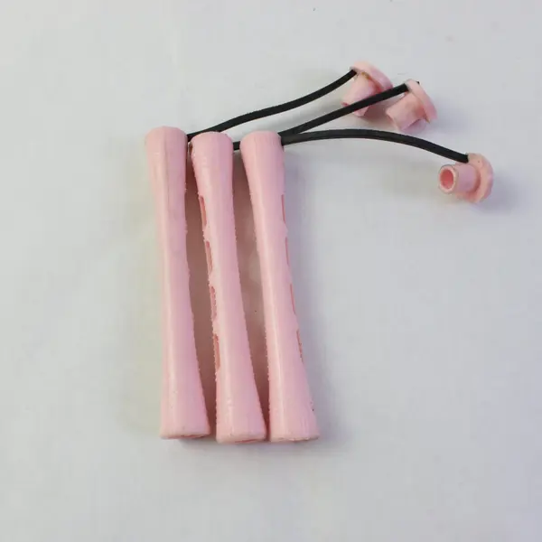 Lot of 60 Vintage Pink Plastic Perm Rods Salon Hair Curlers