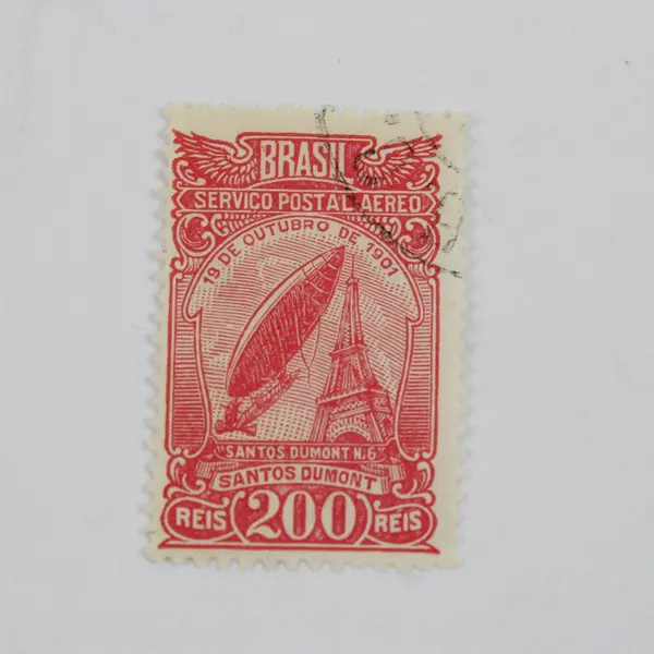 Set Of 5 Brazil 1929 Airmail 50/200/300/500/1000r Stamps #C17-21 Used