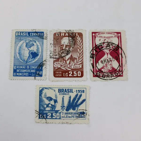 Lot Of 9 Brazil 1956-1958 Stamps SC #835-39 #881-84 Used