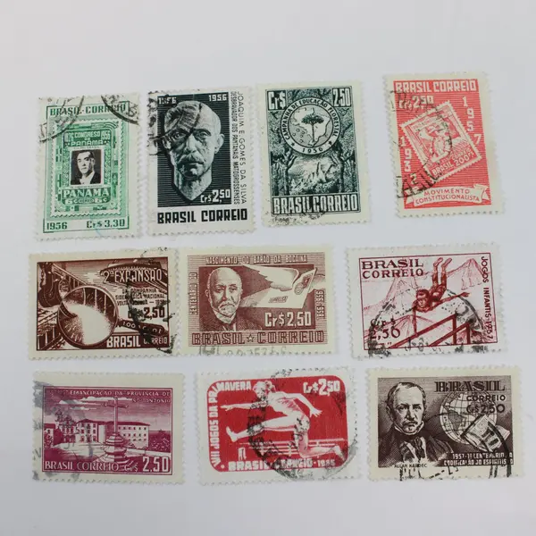 Lot Of 10 Brazil Pictorial Stamps SC #840-50 Used