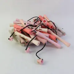 Lot of Vintage Assorted Plastic Perm Rods Hair Curlers