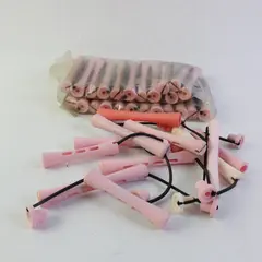 Lot of 35 Vintage Assorted Plastic Perm Rods Salon Hair Curlers