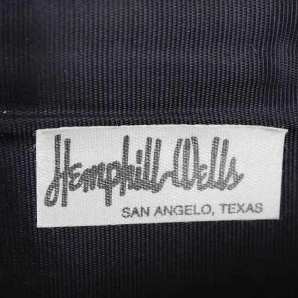 Vintage Hemphill Wells Black Evening Clutch Crossbody Purse