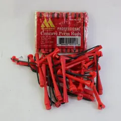 Marianna Lot of 40 Vintage Red Plastic Perm Rods Salon Hair Curlers