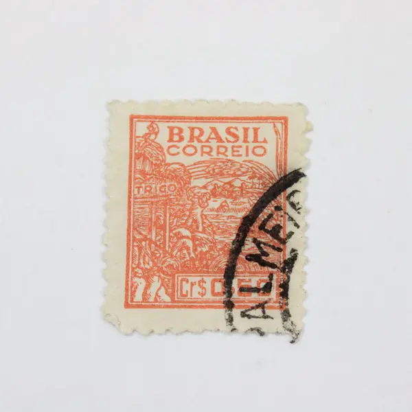 Lot Of 10 Brazil 1920s-1940s Stamps Used