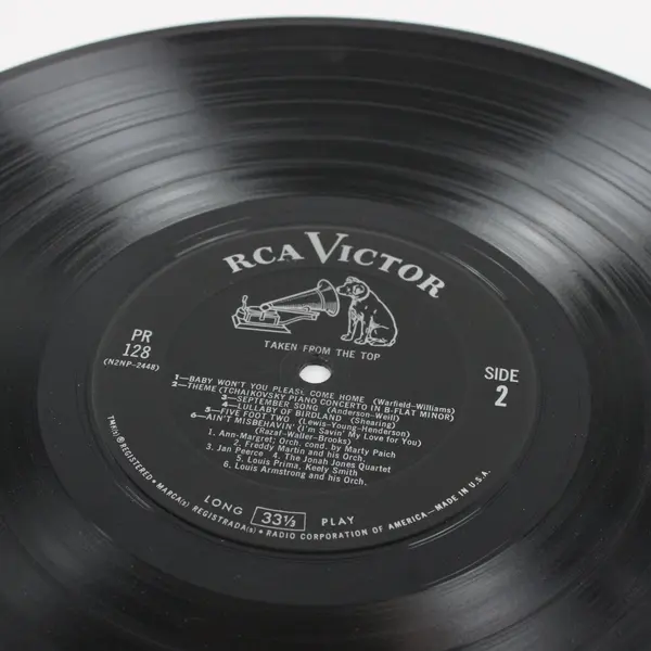 Taken From The Top Peak Performances Recorded Live 12" Vinyl Record