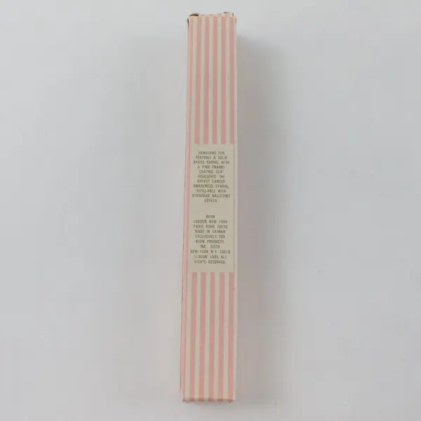 Vintage Avon Breast Cancer Awareness Crusade Pink Ribbon Pen 1995 New in Box
