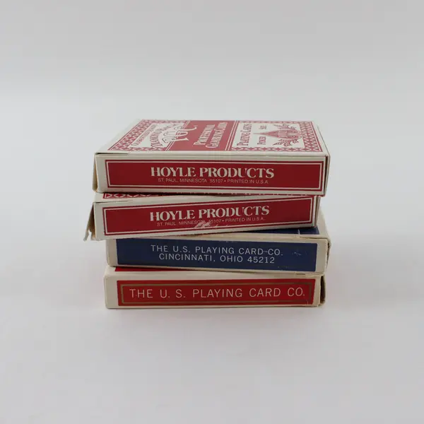 Lot of 4 Vintage Bicycle Red Blue Hoyle Playing Card Decks