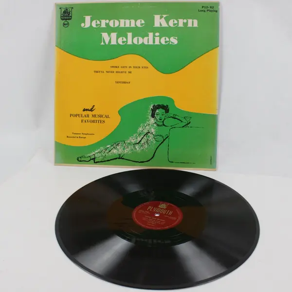 Viennese Symphonette Jerome Kern Melodies Plymouth P12-62 12" Vinyl LP