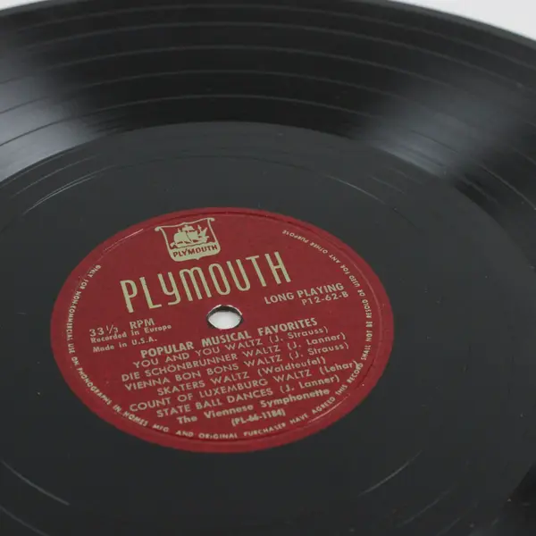 Viennese Symphonette Jerome Kern Melodies Plymouth P12-62 12" Vinyl LP