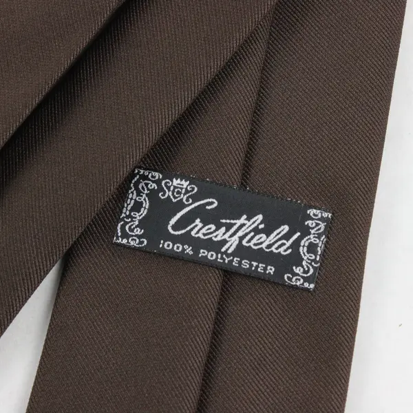 Lot of 5 Vintage Brown Men's Neck Ties Classic Suit Look