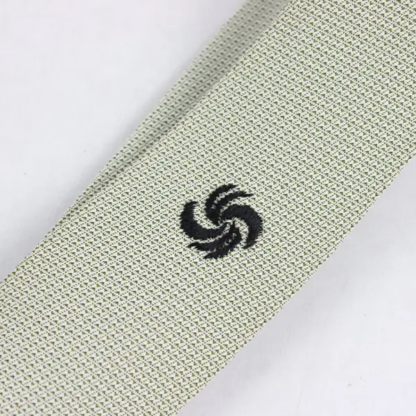 Lot of 4 Men's Neck Ties Assorted Green Black Ivory Mixed Brands