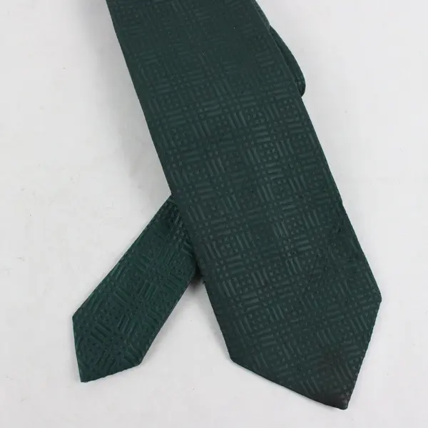 Lot of 4 Men's Neck Ties Assorted Green Black Ivory Mixed Brands