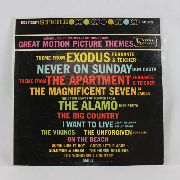 United Artists Original Sound Tracks & Hit Music Motion Picture Themes UAS 6122