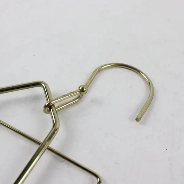 Gold Metal Tie & Accessory Hanger Multiple Hooks Closet Organizer