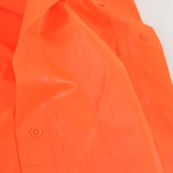 Stearns Orange PVC Rain Coat Longer 60x84 Hunting Work Rainwear