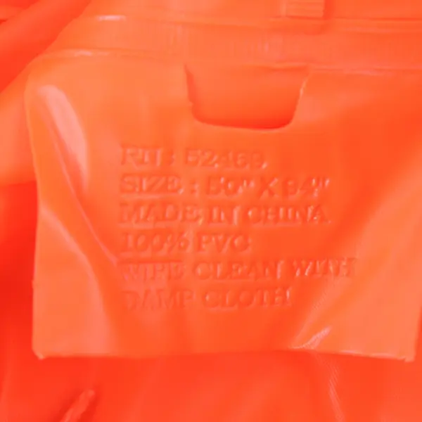 Stearns Orange PVC Rain Coat Longer 60x84 Hunting Work Rainwear
