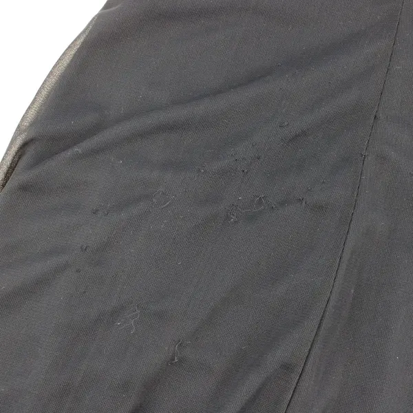 Vintage Byer Too! Navy Blue Beaded Sleeveless Maxi Dress Women's Large FLAWED